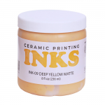 AMACO Ceramic Ink-09 - Deep Yellow - Matte - 8oz.