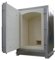 Geil DLB-50 Natural Draft, Front Loading Kiln - Natural Gas