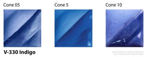 AMACO Velvet Underglaze V-330 - Indigo - 2 fluid oz.