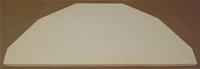 Cordierite Kiln Shelf - 280 Half Shelf - 13" x 26" x 3/4"
