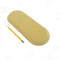 GR Pottery Forms - OG Rounded Rectangle - 6" x 15"